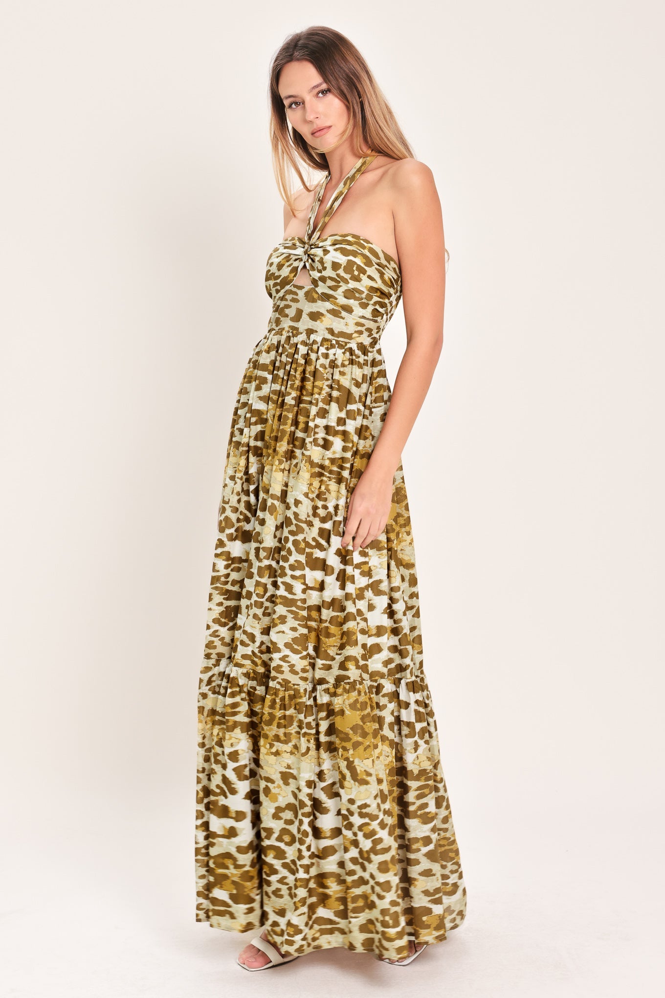 RUN THE WORLD WOVEN MAXI DRESS