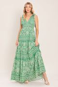 VERONA GARDEN WOVEN MAXI DRESS