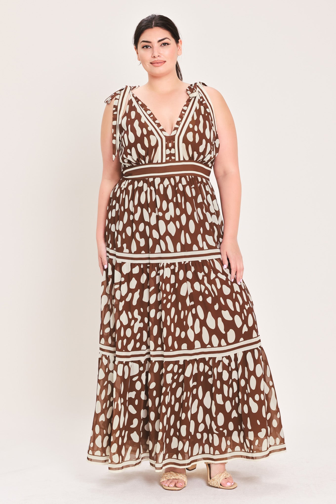 SPICED TERRAIN WOVEN MAXI DRESS