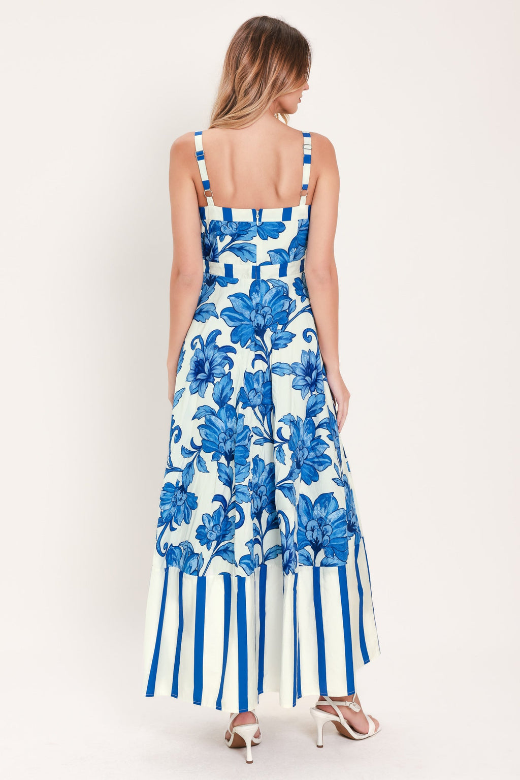 CAPRI GARDEN WOVEN MIDI DRESS