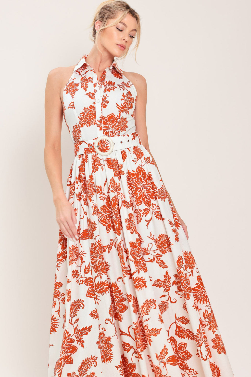 PORTOFINO SUN WOVEN MAXI DRESS