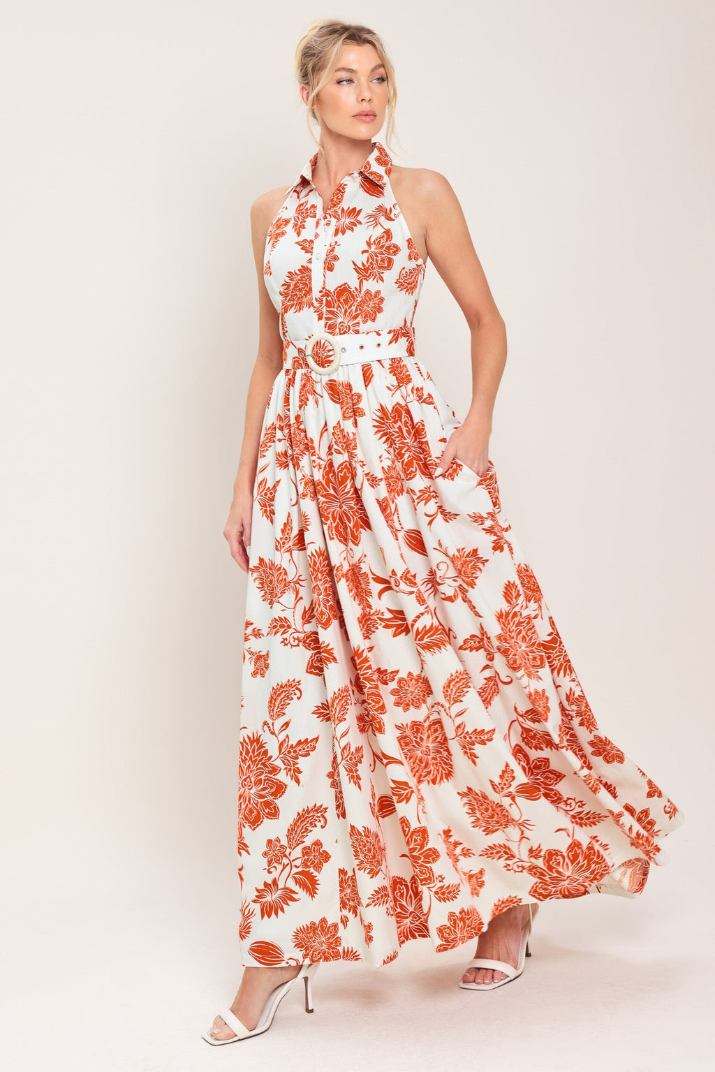 PORTOFINO SUN WOVEN MAXI DRESS
