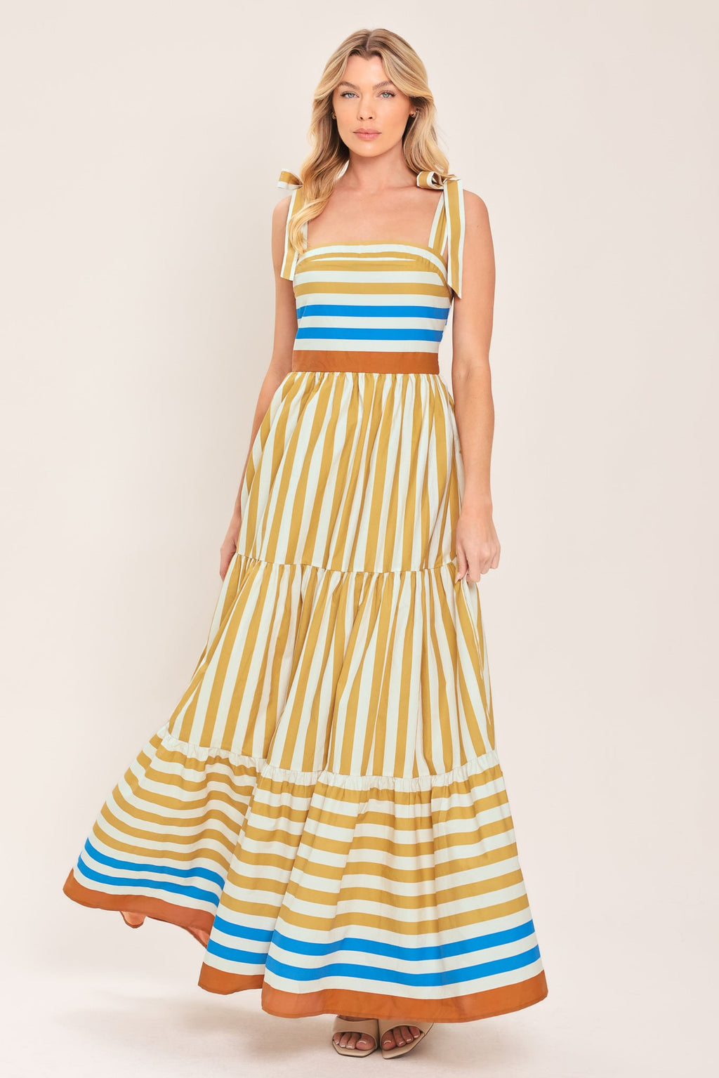 SUNNY CABANA WOVEN MAXI DRESS