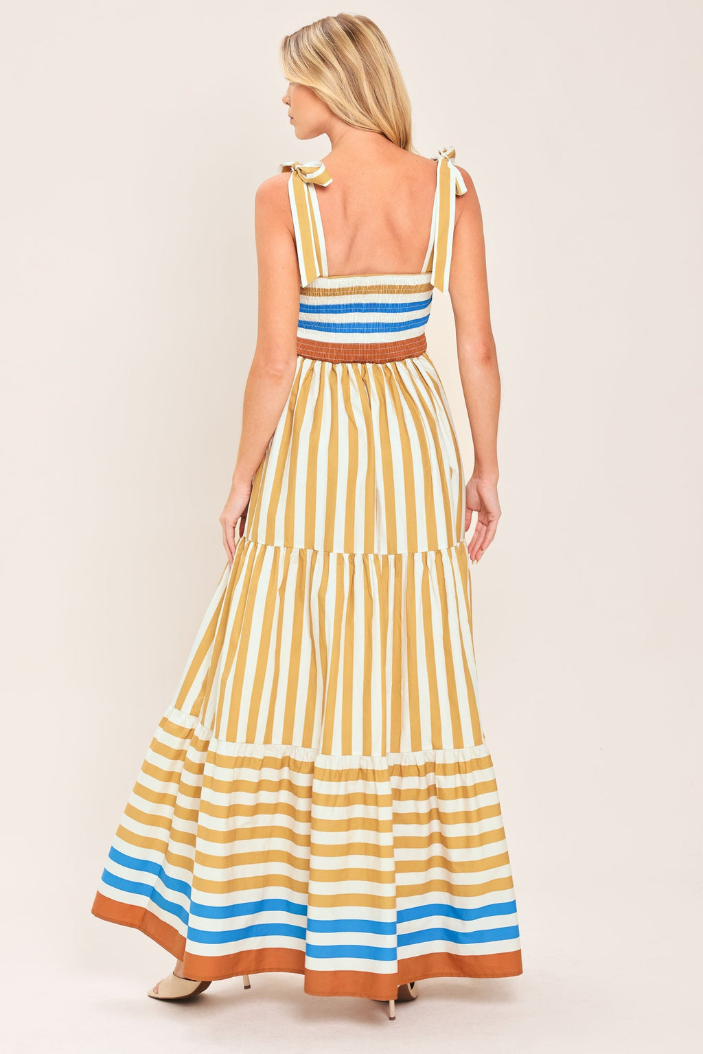 SUNNY CABANA WOVEN MAXI DRESS