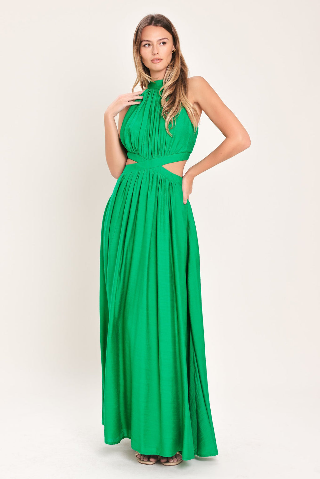 HOT GIRL WOVEN MAXI DRESS