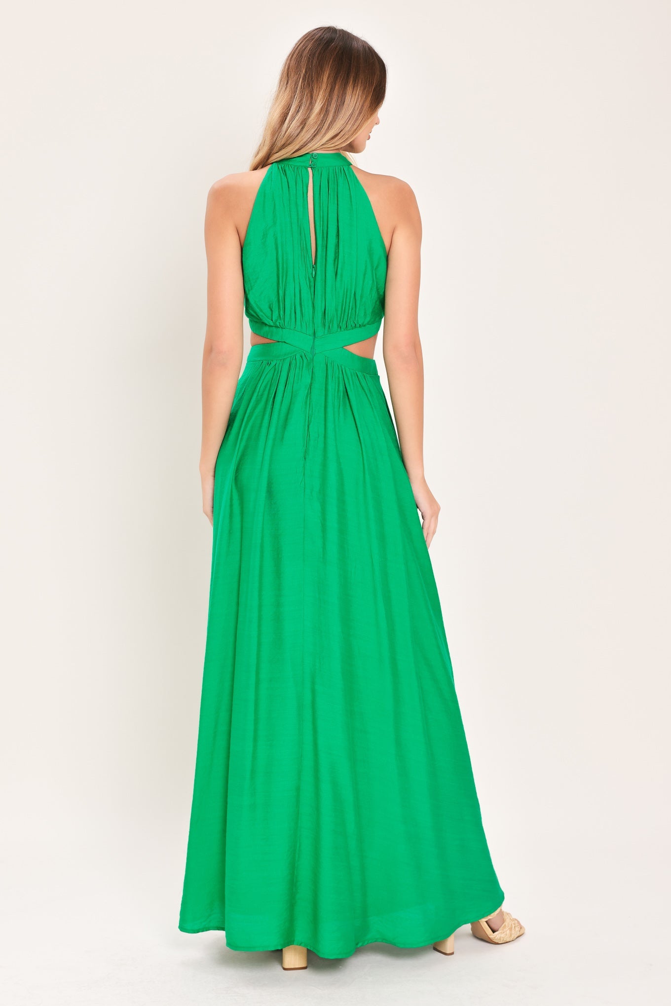 HOT GIRL WOVEN MAXI DRESS