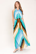 COASTAL ESCAPE WOVEN MAXI DRESS