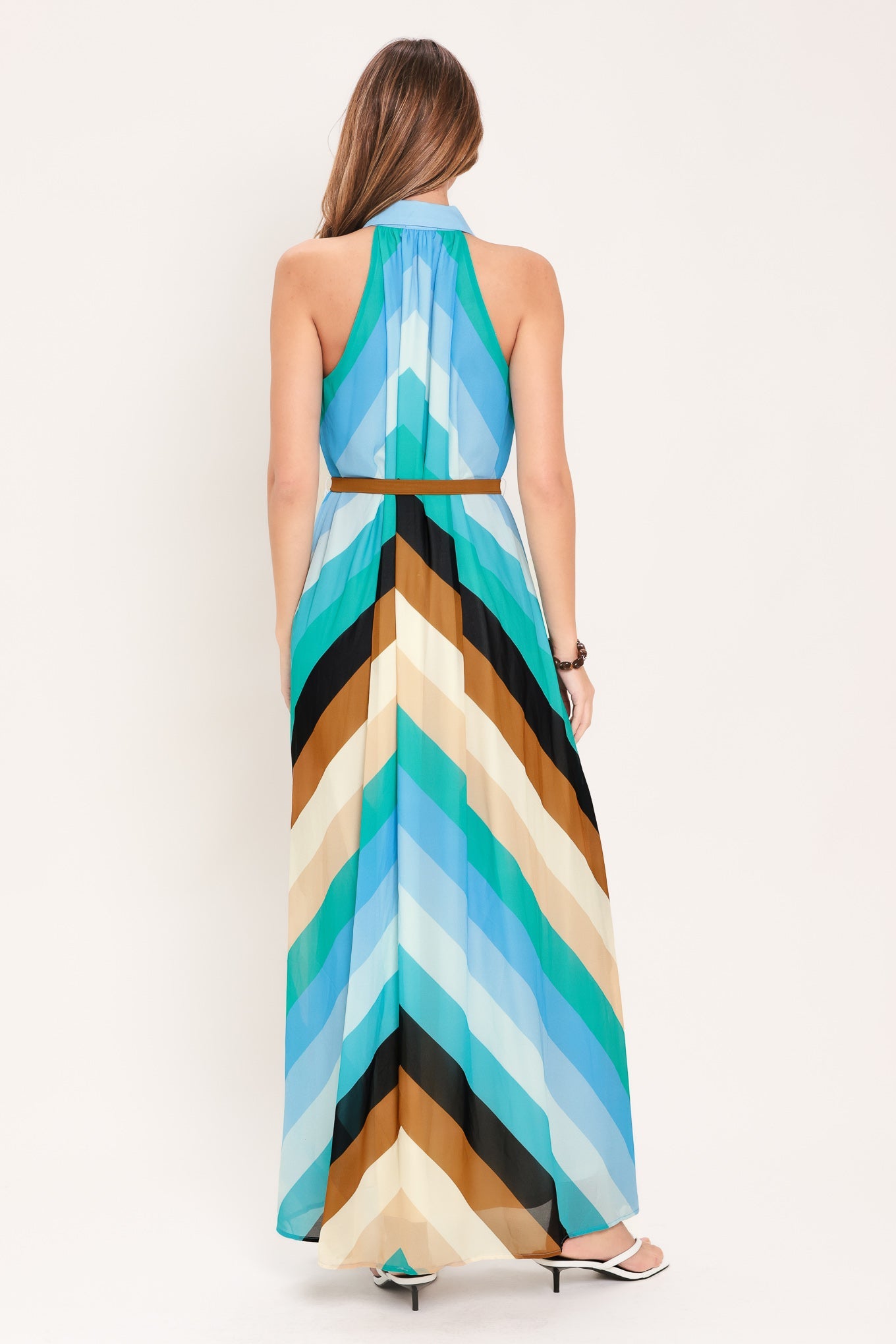 COASTAL ESCAPE WOVEN MAXI DRESS