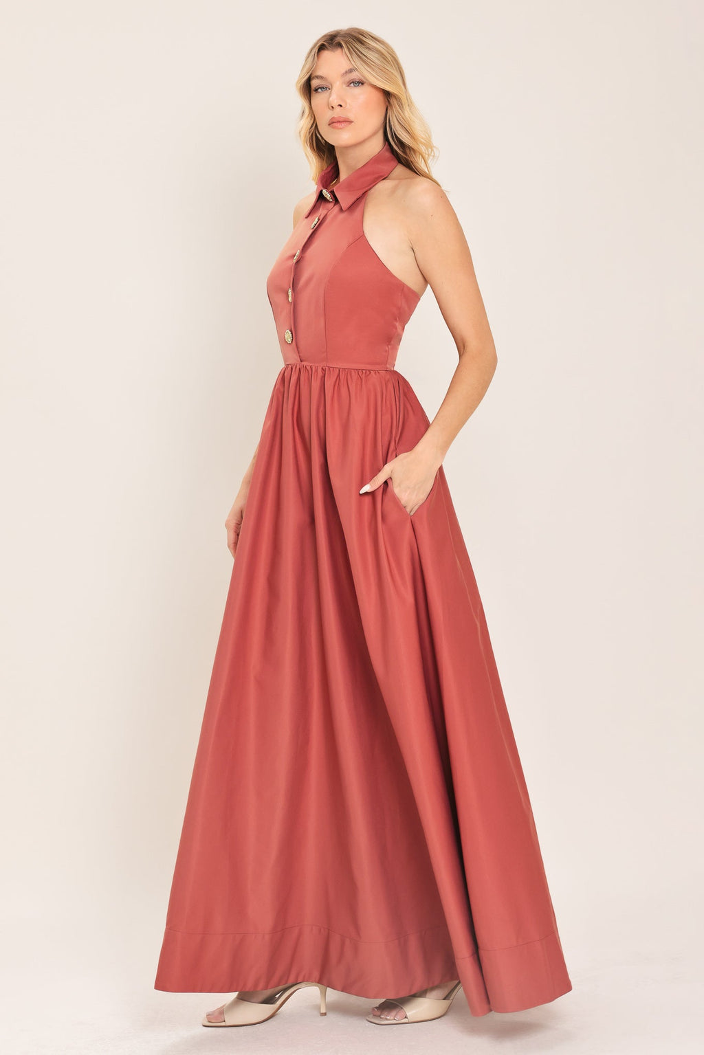 SIENNA SUN WOVEN MAXI DRESS