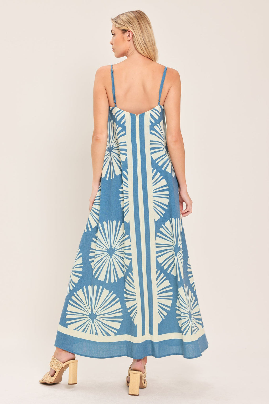 BLUE LAGOON DREAM WOVEN MAXI DRESS