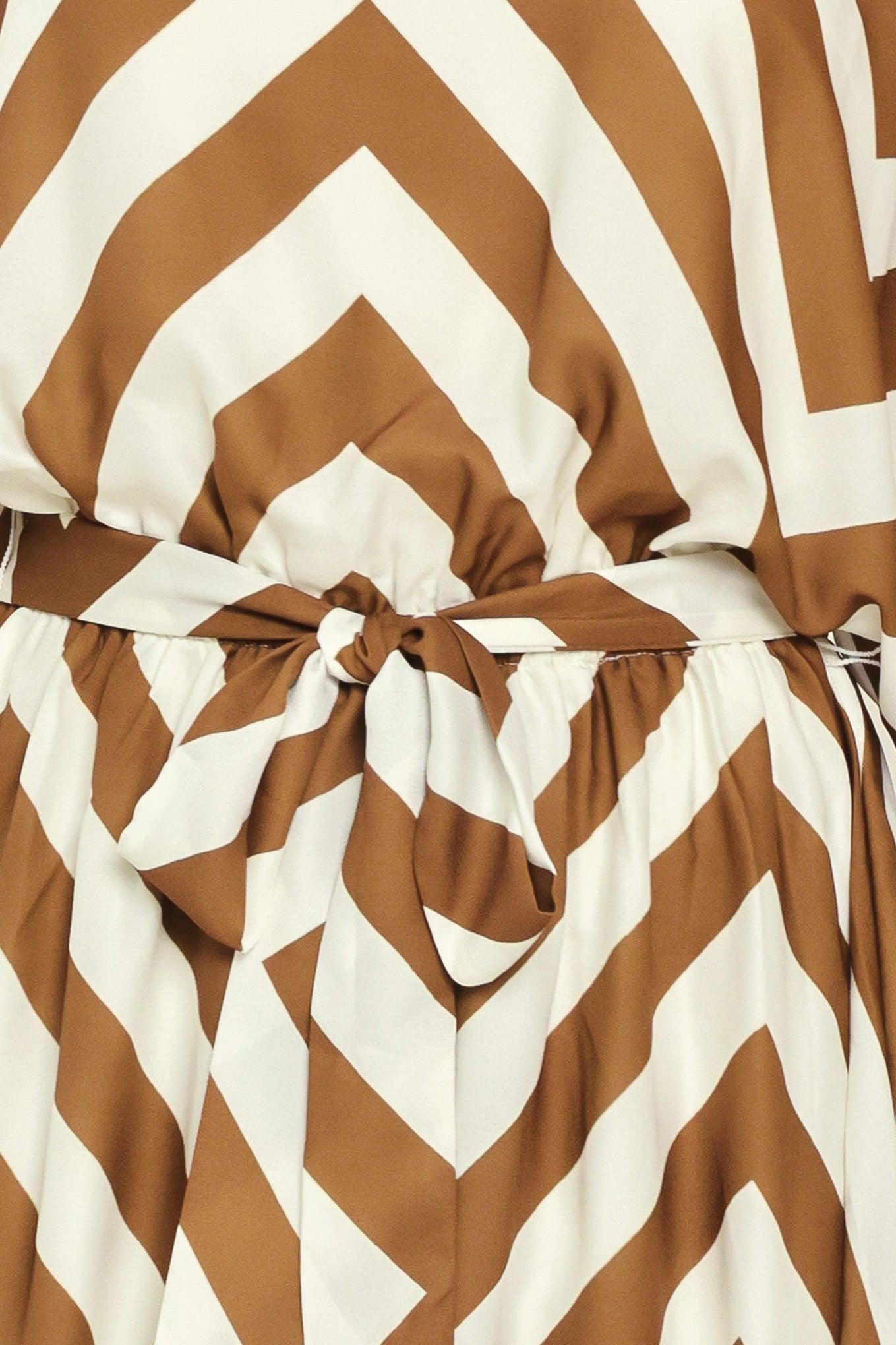 RESORT CHEVRON WOVEN MAXI DRESS