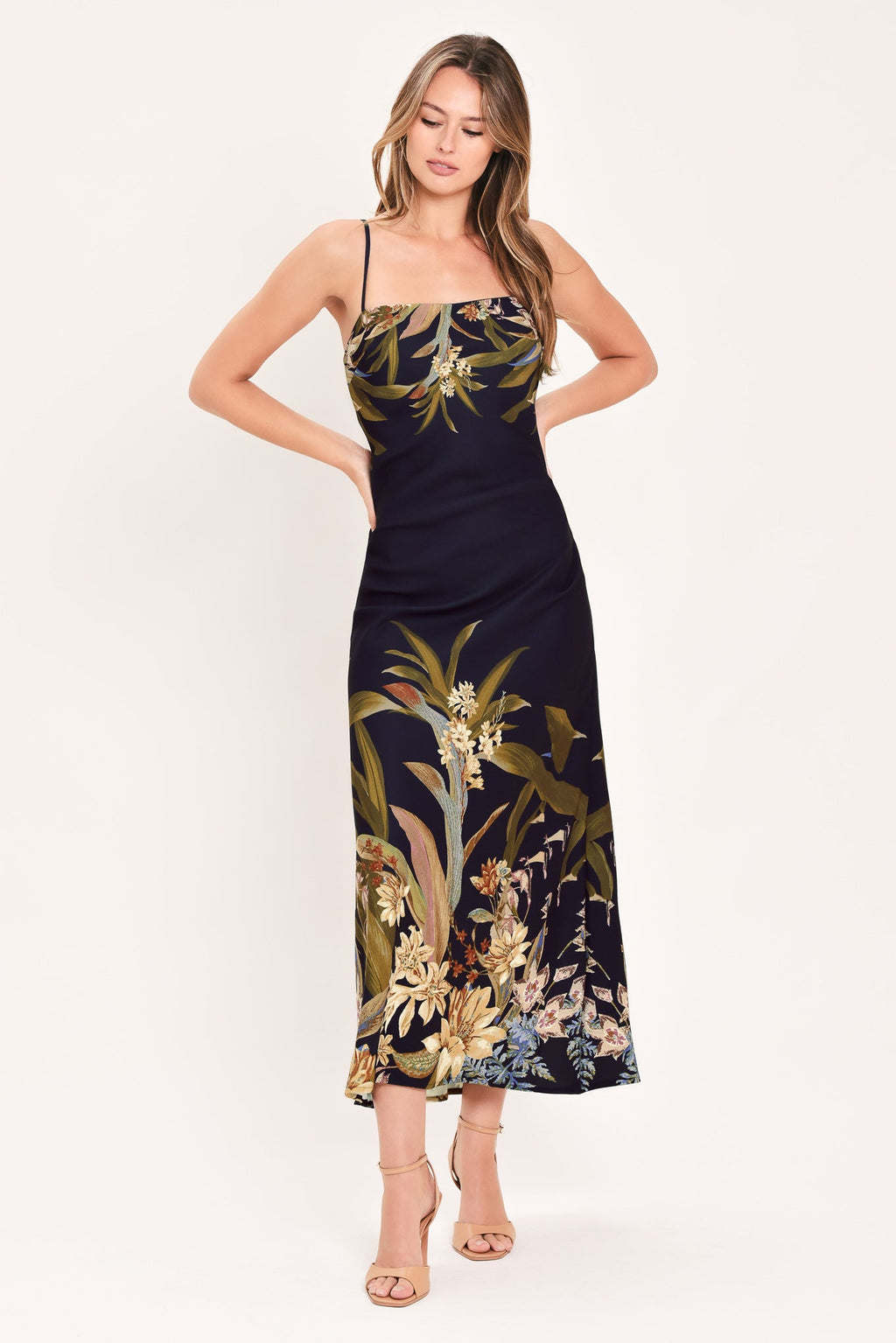 TWILIGHT WILDFLOWER WOVEN MAXI DRESS