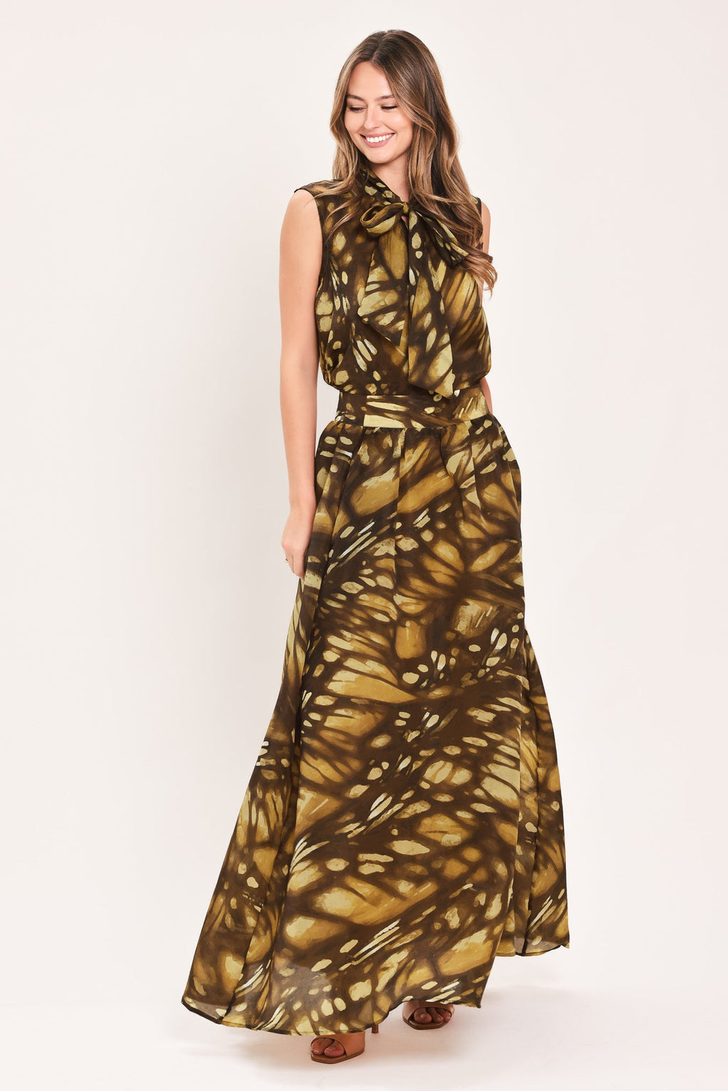 AMBERWING REVERIE WOVEN FULL MAXI SKIRT