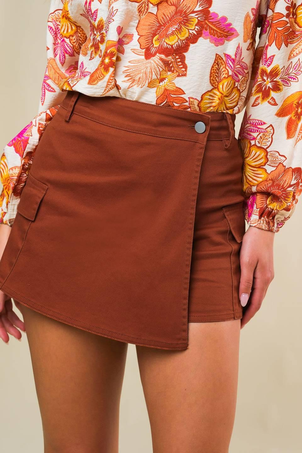THE WAY OUT TWILL SKORT