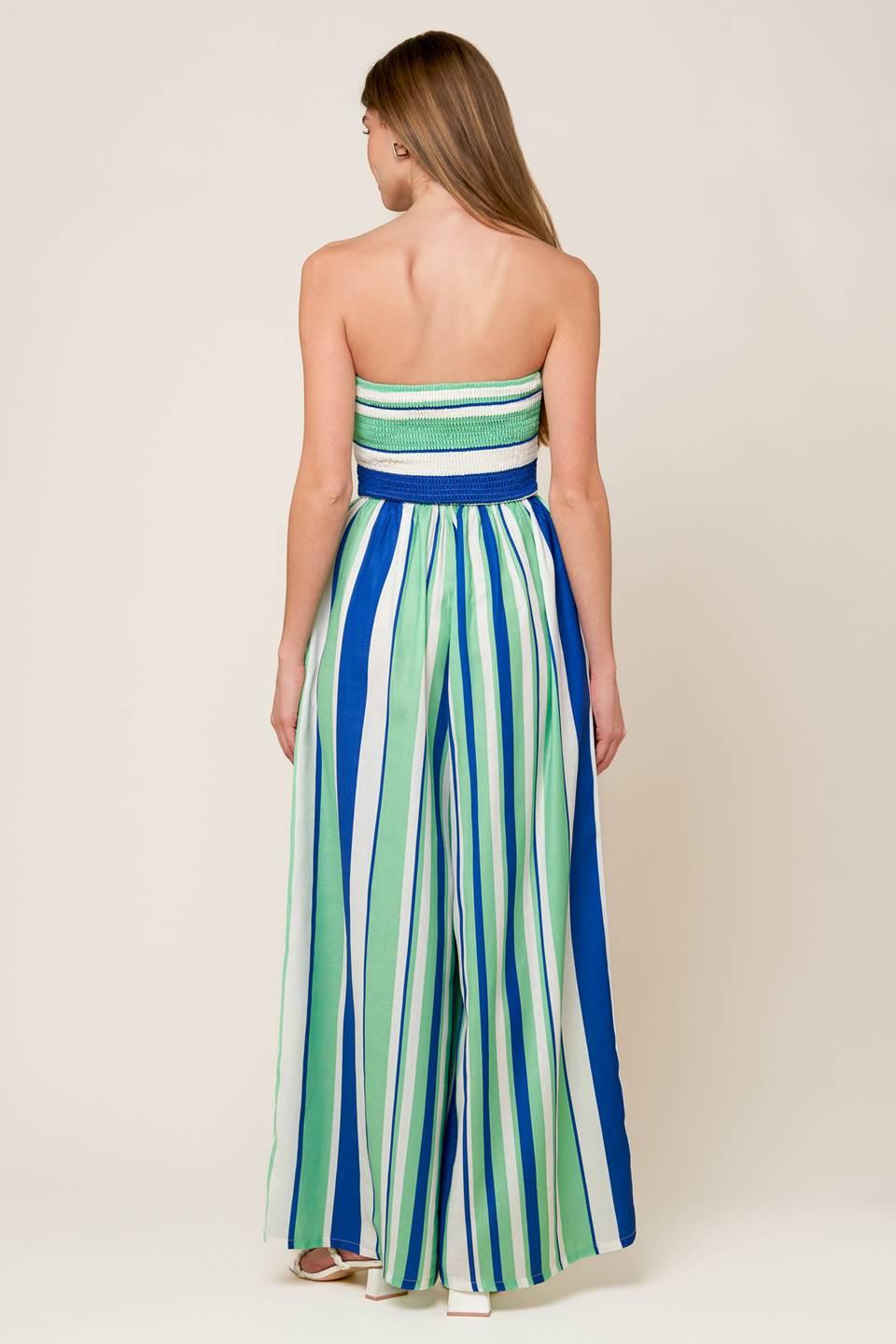 RIVERSIDE SIPS WOVEN JUMPSUIT