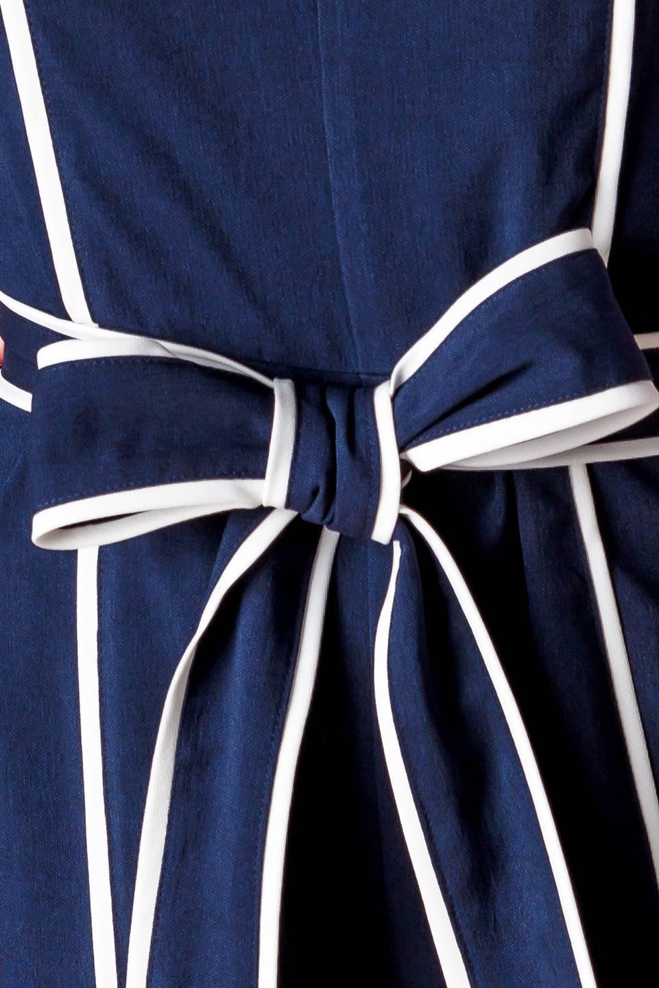 LAYTON NAVY WOVEN JUMPSUIT
