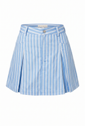 VALERIA POWDER BLUE WOVEN SKORT