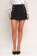 PARIS SERGEANT WOVEN SKORT