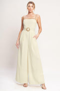 THE QUIET STATEMENT WOVEN JUMPSUIT