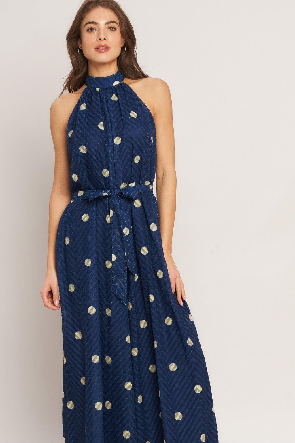 NIGHTFALL MUSE WOVEN JUMPSUIT