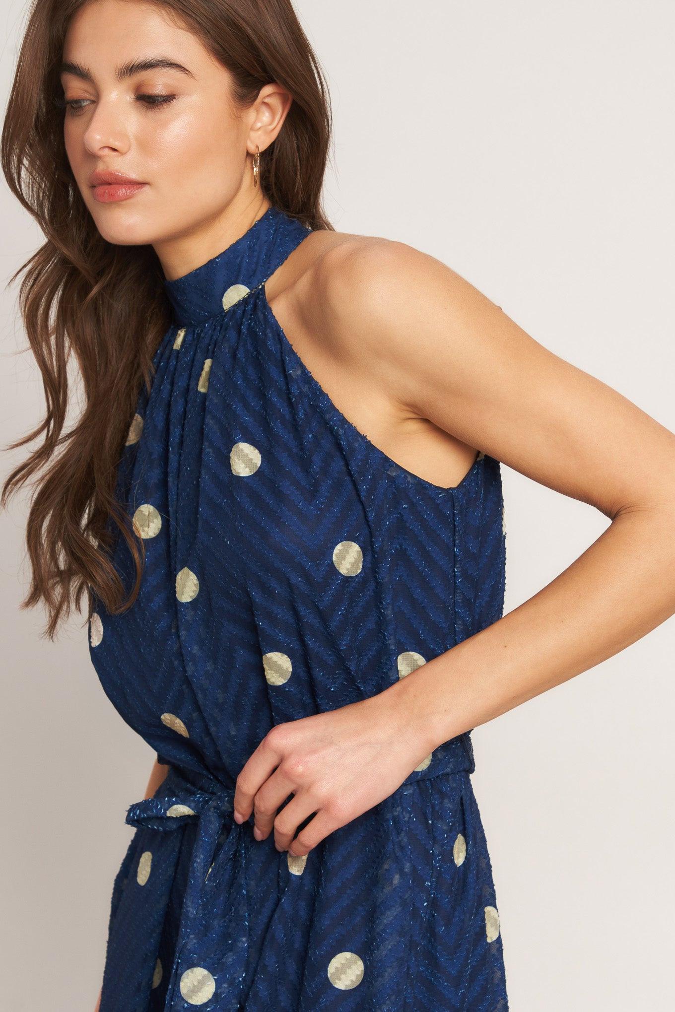 NIGHTFALL MUSE WOVEN JUMPSUIT