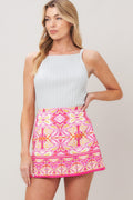 CANDY ORBIT WOVEN SKORT