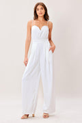 MODERN EASE WOVEN JUMPSUIT