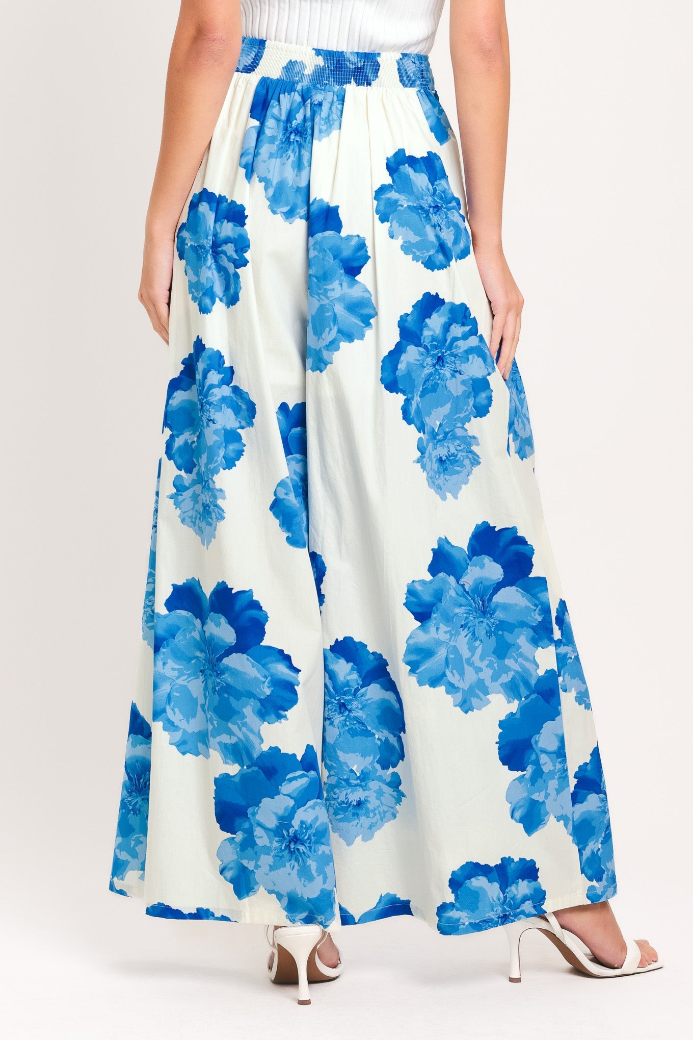 TROPIC BLUE WOVEN PANTS