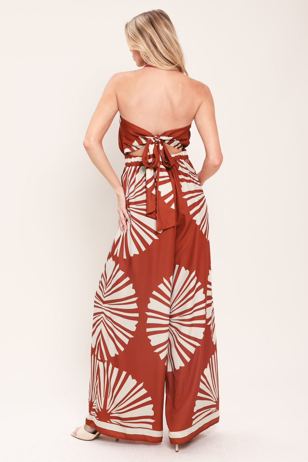 SUMMER RADIANCE WOVEN JUMPSUIT