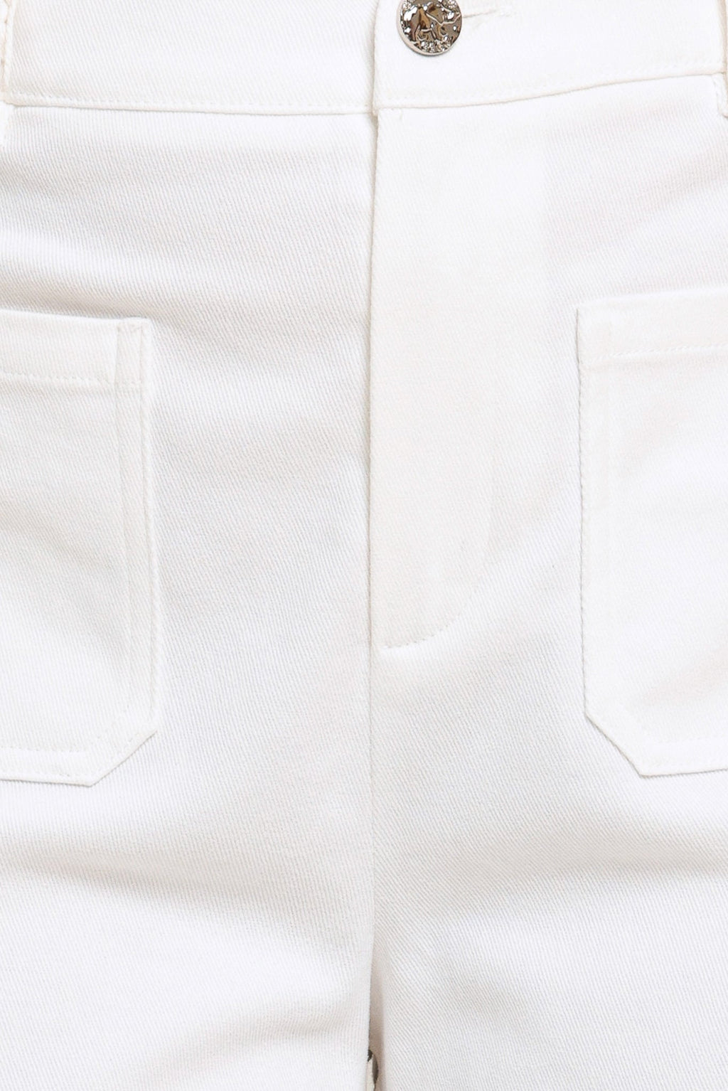 WHITE EASE WOVEN WIDE PANTS