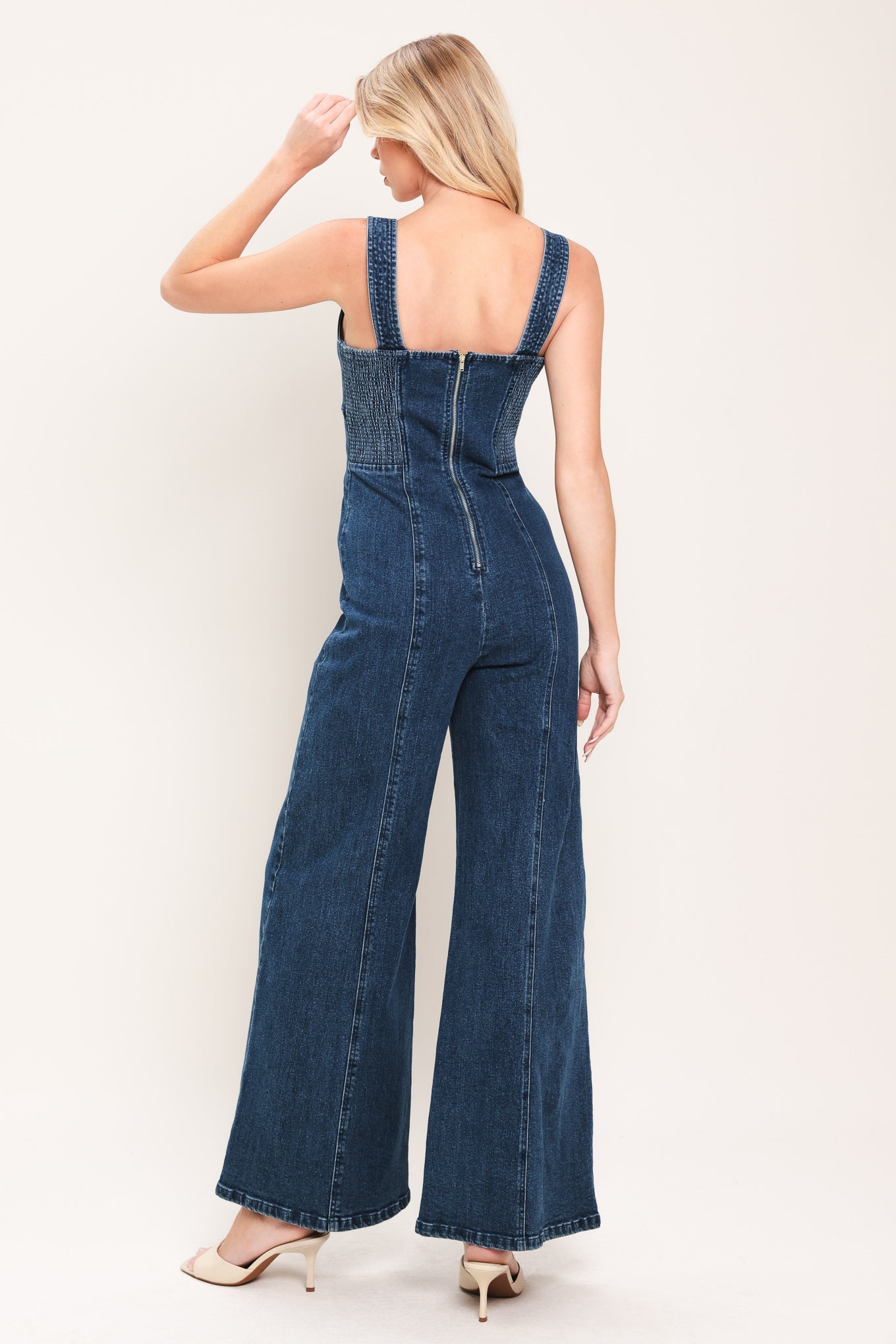 URBAN INDIGO DENIM JUMPSUIT