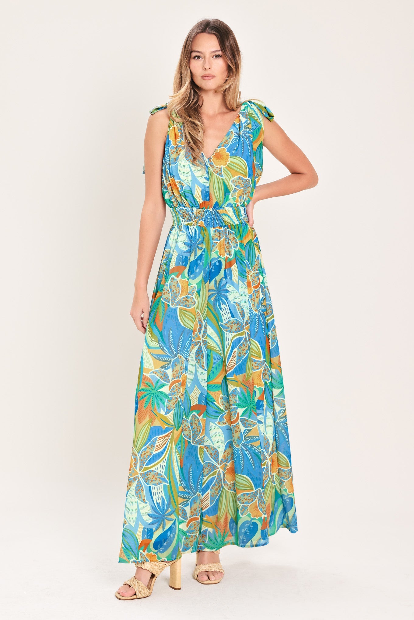SUNSET ISLAND WOVEN JUMPSUIT
