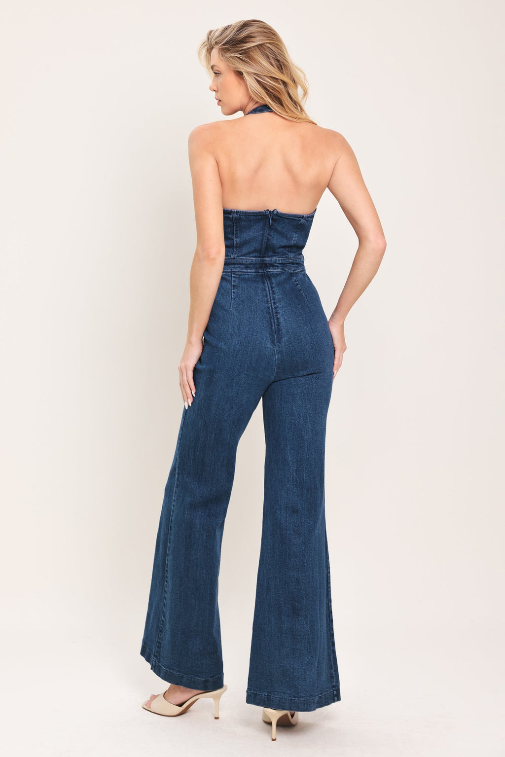 BLUE REVERIE DENIM JUMPSUIT