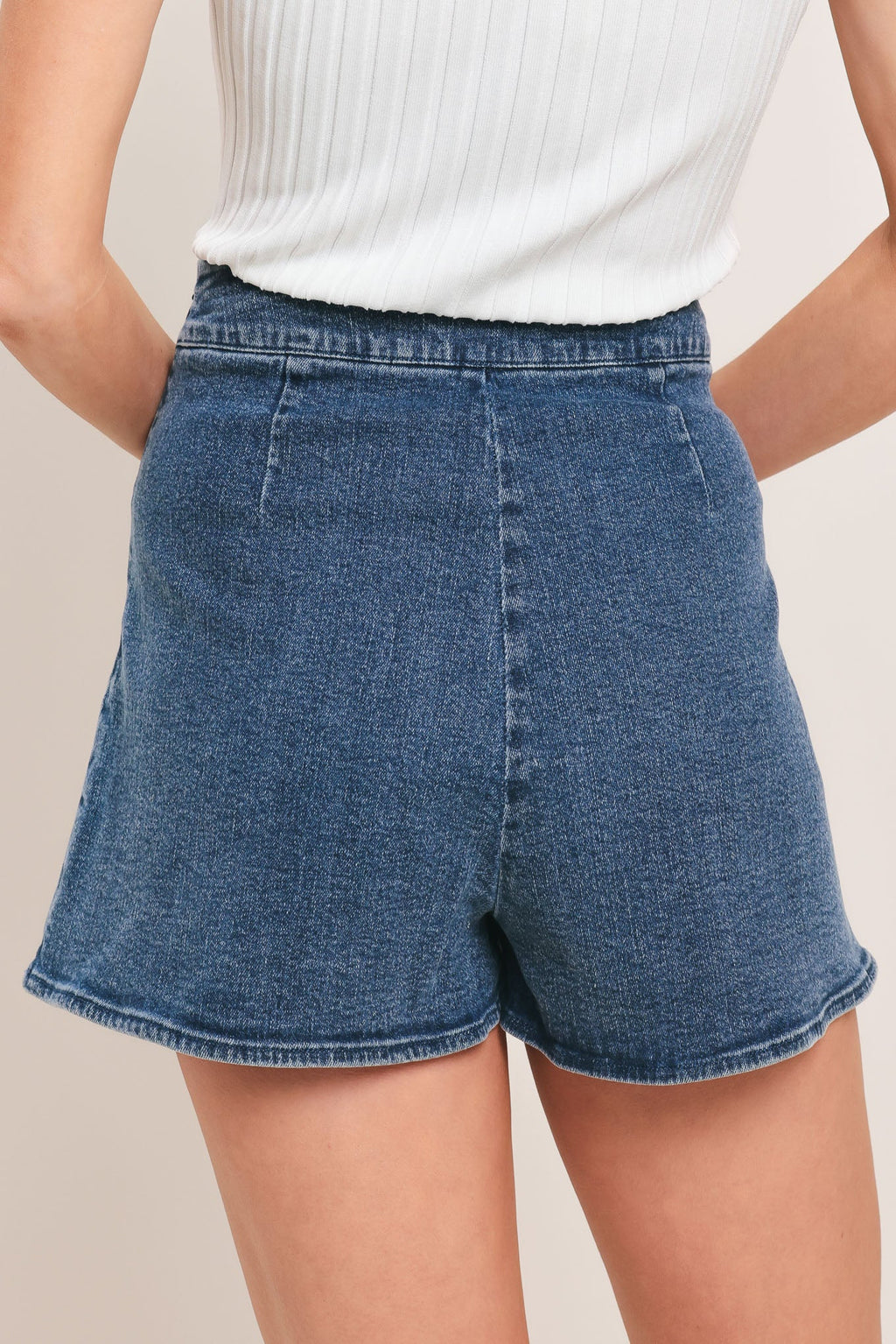 SWEET STUD DENIM SKORT