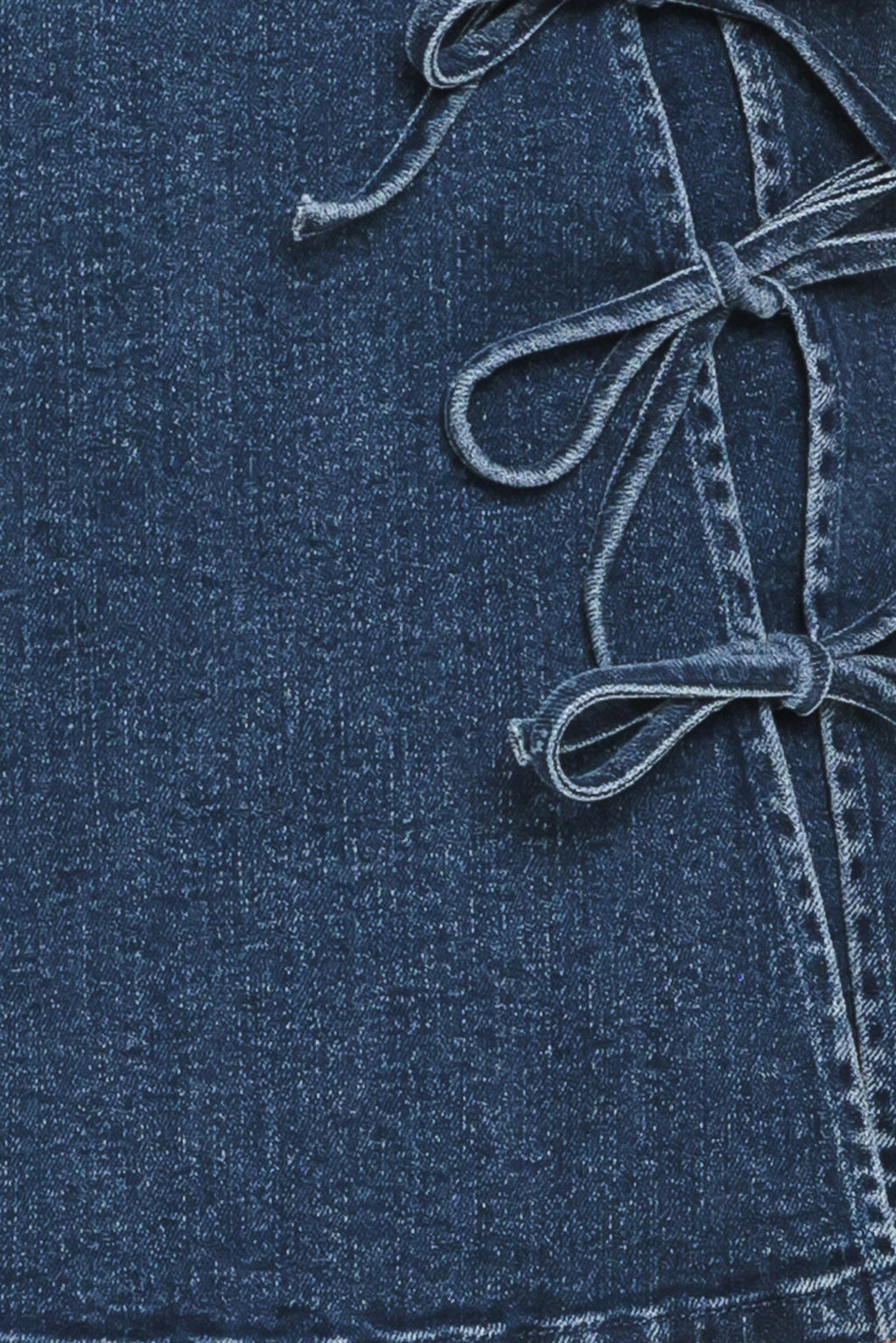 STREET TIE DENIM SKORT
