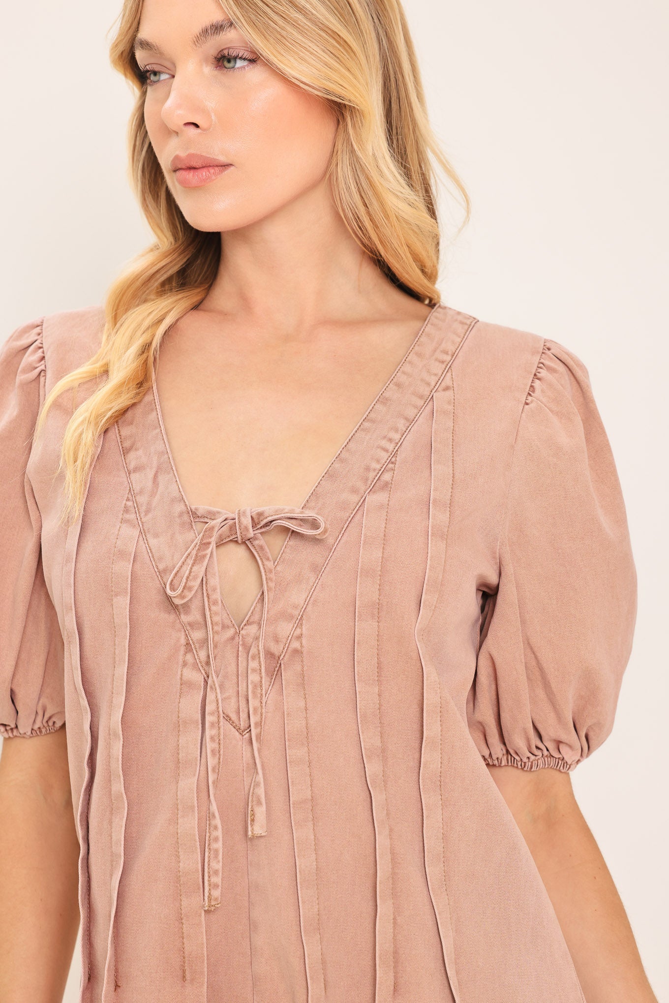 ENGLISH COUNTRYSIDE WOVEN ROMPER