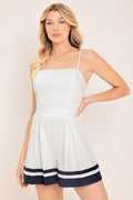 SUMMER HARBOR WOVEN ROMPER
