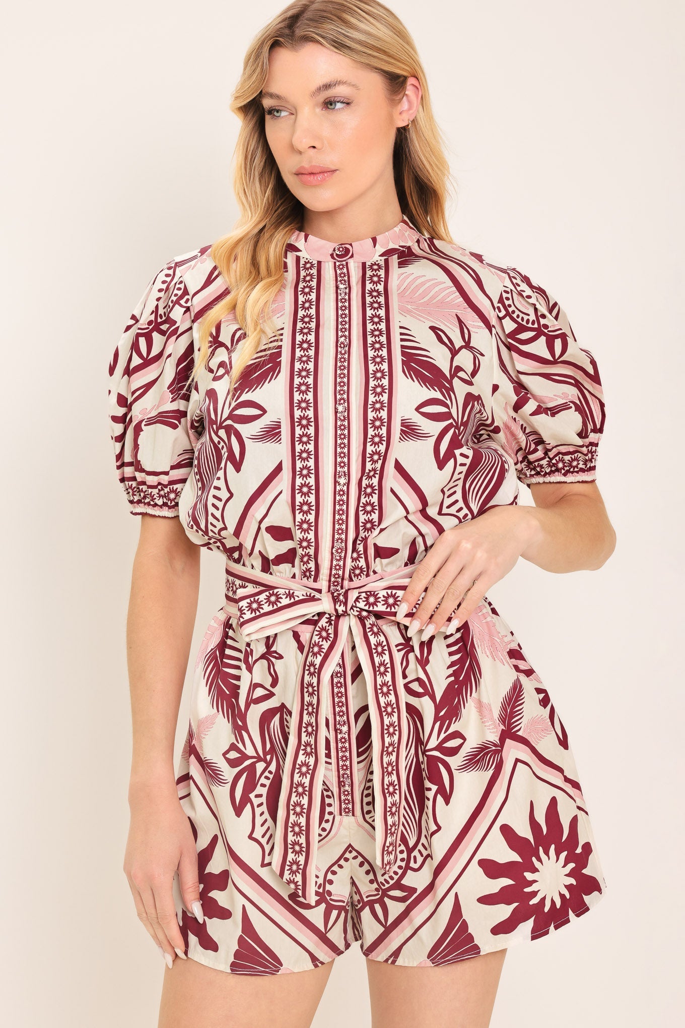 PROVENCE WEEKEN WOVEN ROMPER
