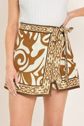 AMALFI COAST WOVEN SKORT
