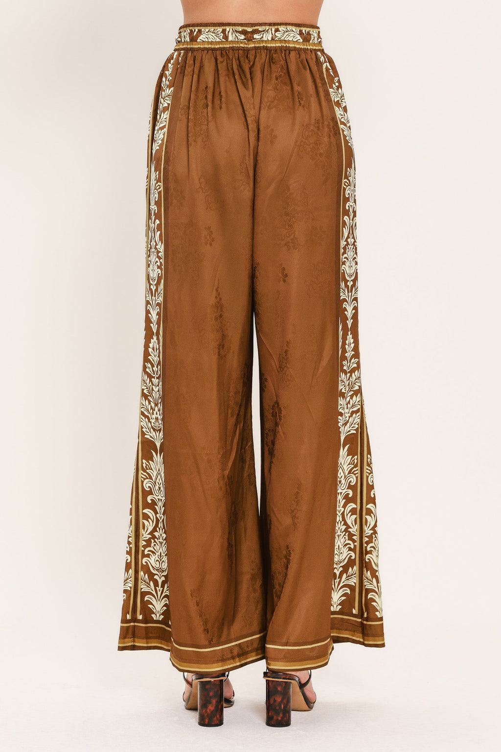 VINTAGE MANOR PALAZZO WOVEN PANTS