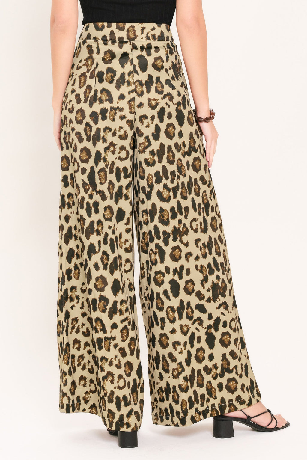 JUNGLE GLAM WOVEN WIDE LEG PANTS