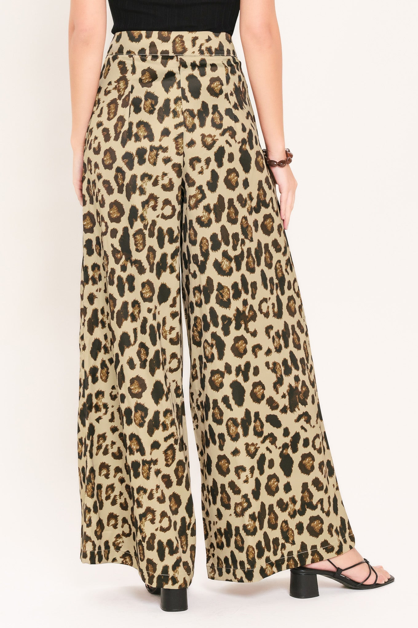 JUNGLE GLAM WOVEN WIDE LEG PANTS