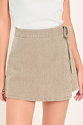 MODERN STRIPE WOVEN SKORT