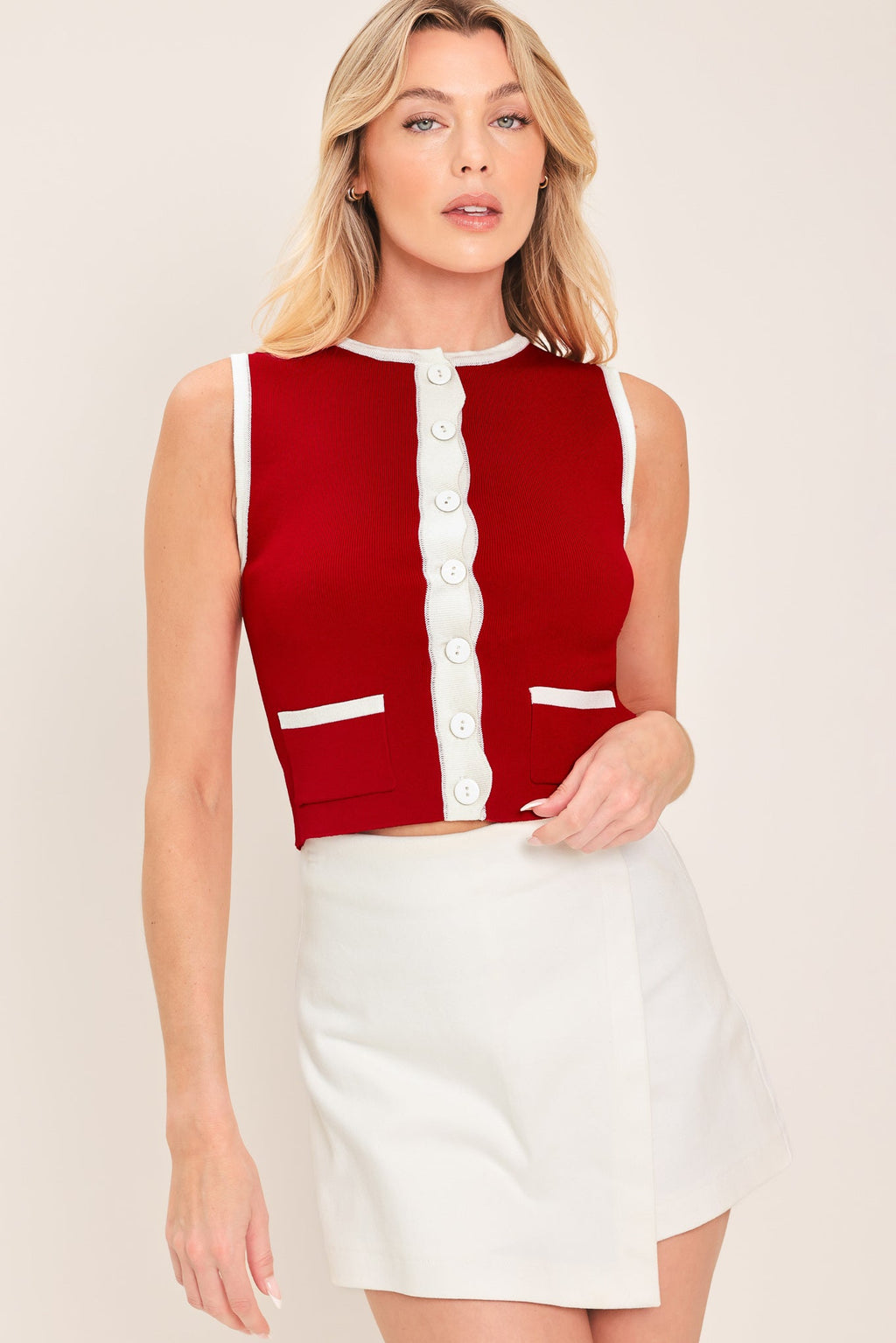CHERRY SODA SWEATER KNIT TOP