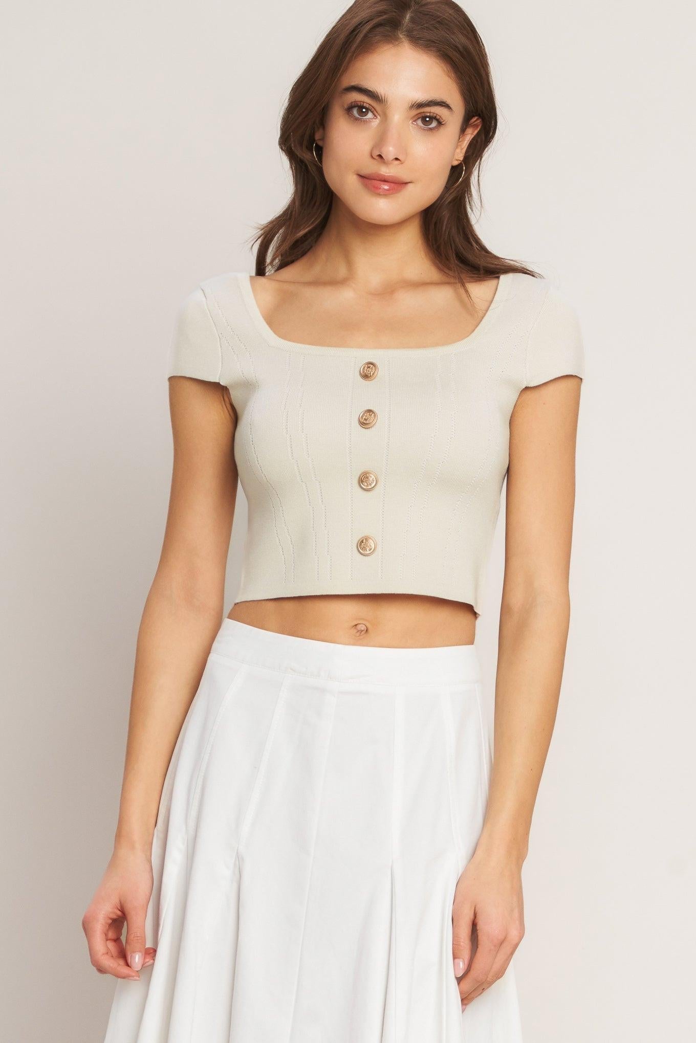 EFFORTLESS FIT SWEATER KNIT TOP