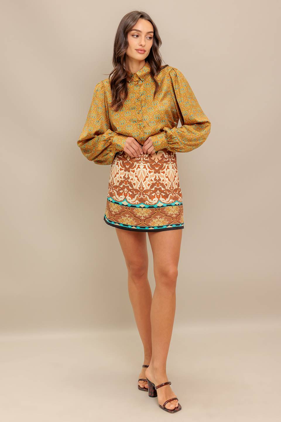 MOROCCAN MUSE WOVEN TOP