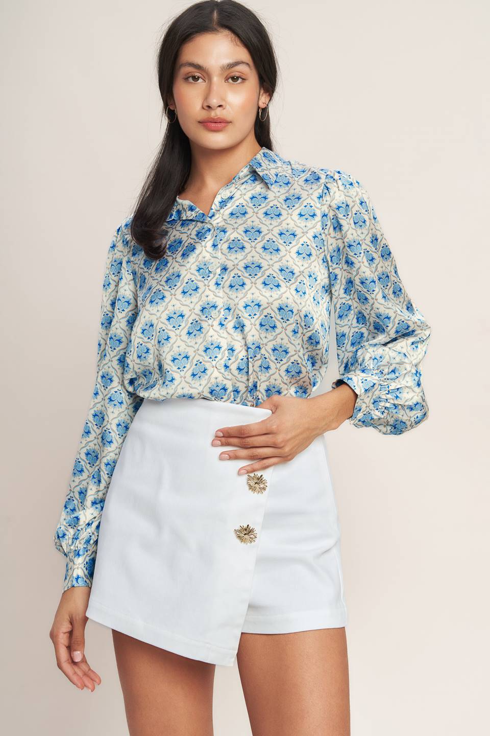 MOROCCAN MUSE WOVEN TOP