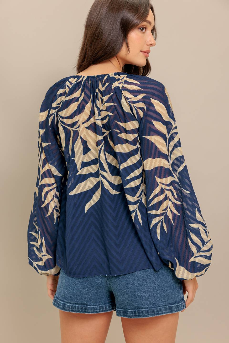 WARM BREEZE WOVEN TOP