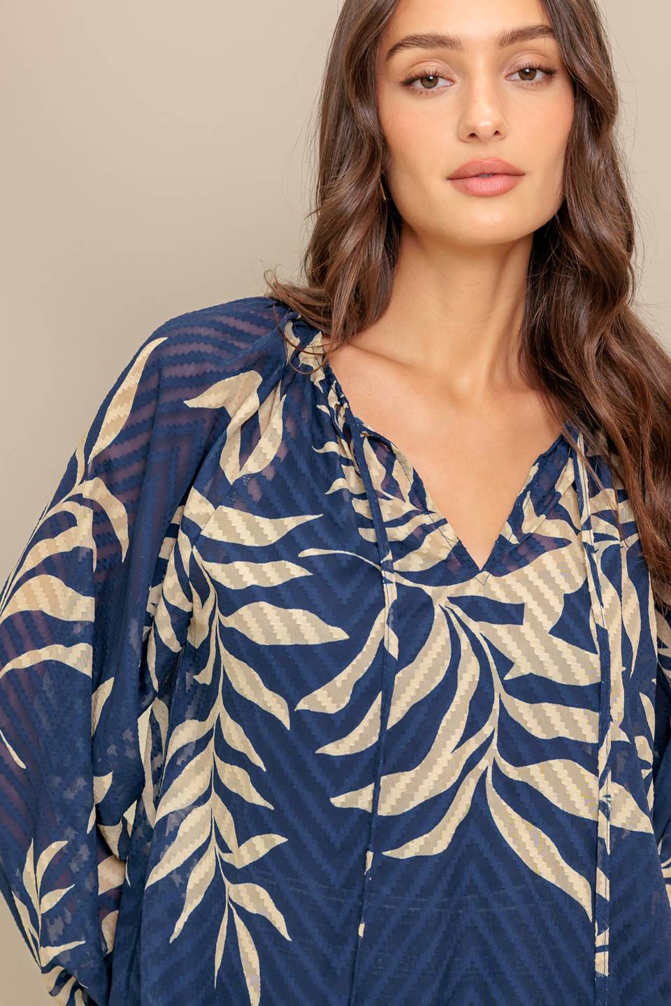 WARM BREEZE WOVEN TOP
