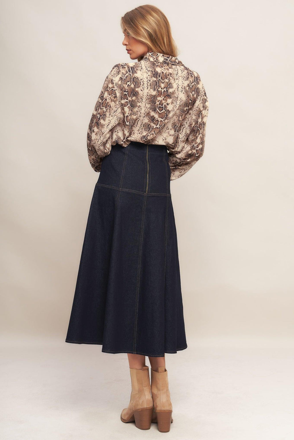 URBAN GODDESS WOVEN TOP